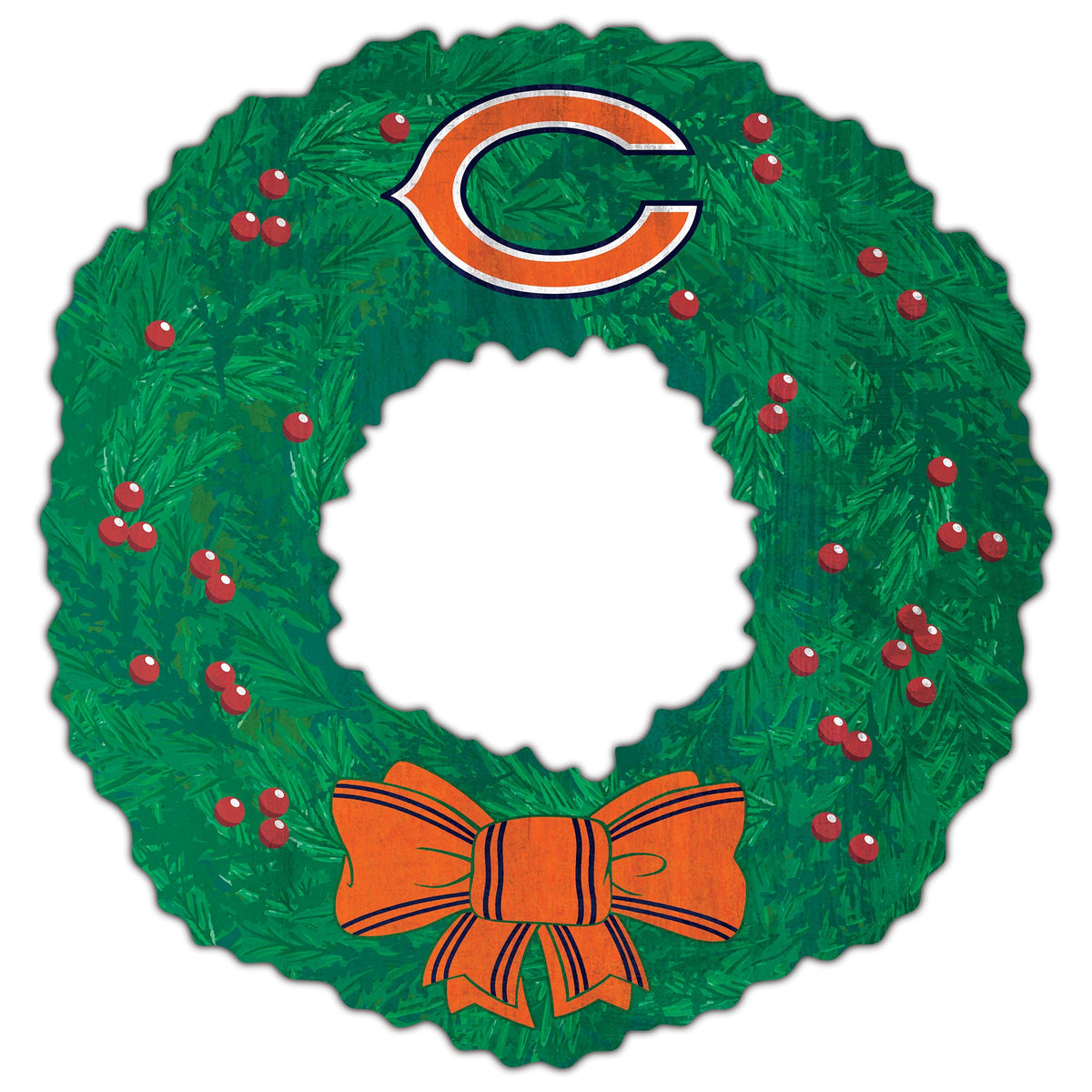 Chicago Bears 16'' Team Wreath Sign