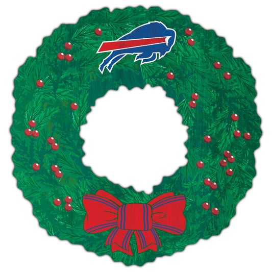 Buffalo Bills 16'' Team Wreath Sign