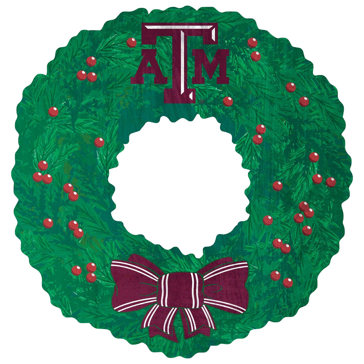 Texas A&M Aggies 16'' Team Wreath Sign