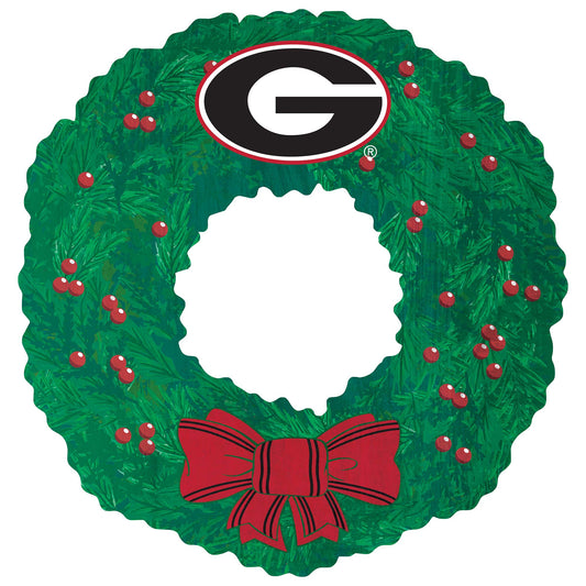 Georgia Bulldogs 16'' Team Wreath Sign