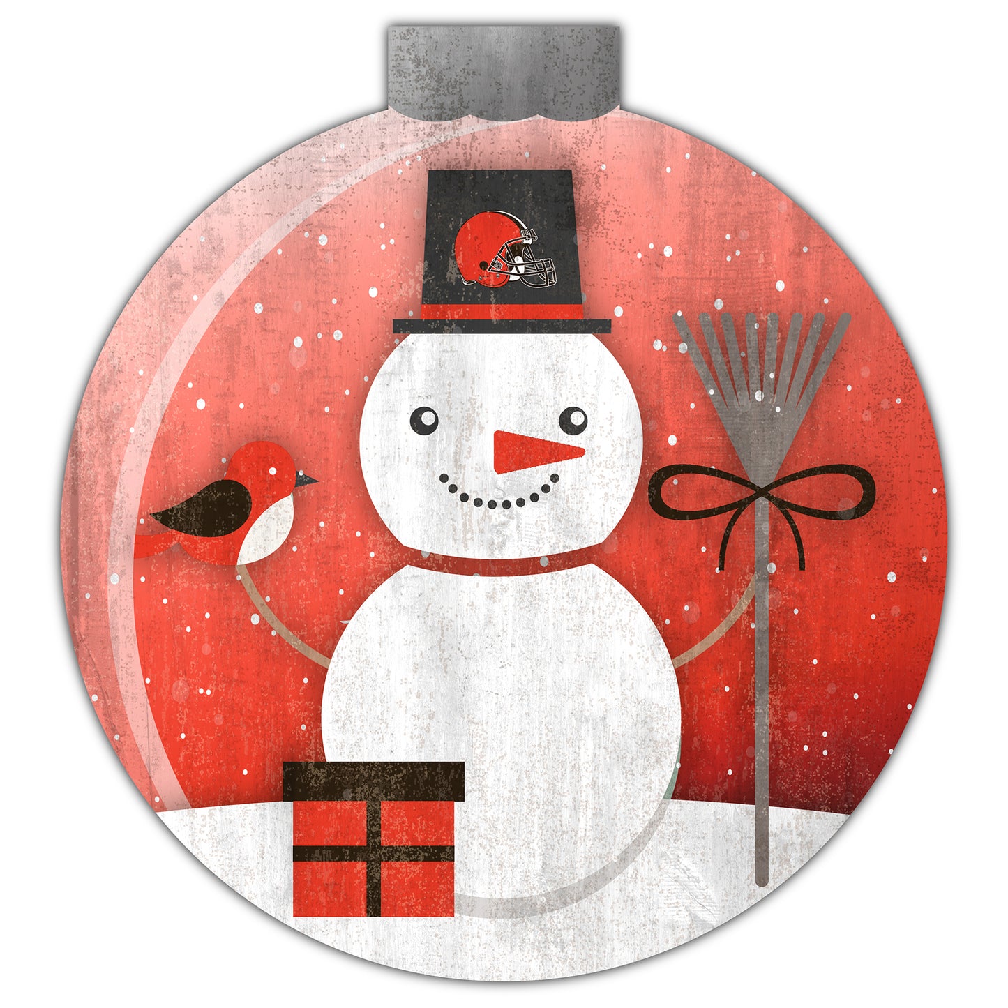 Cleveland Browns 12'' Snow Globe Wall Art