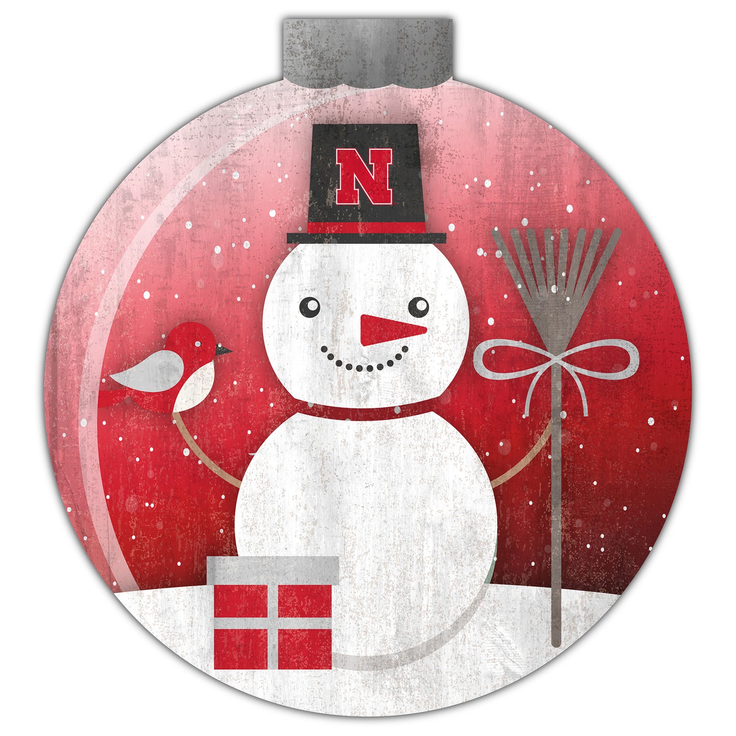 Nebraska Huskers 12'' Snow Globe Wall Art