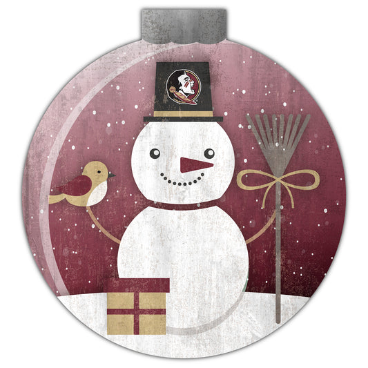 Florida State Seminoles 12'' Snow Globe Wall Art