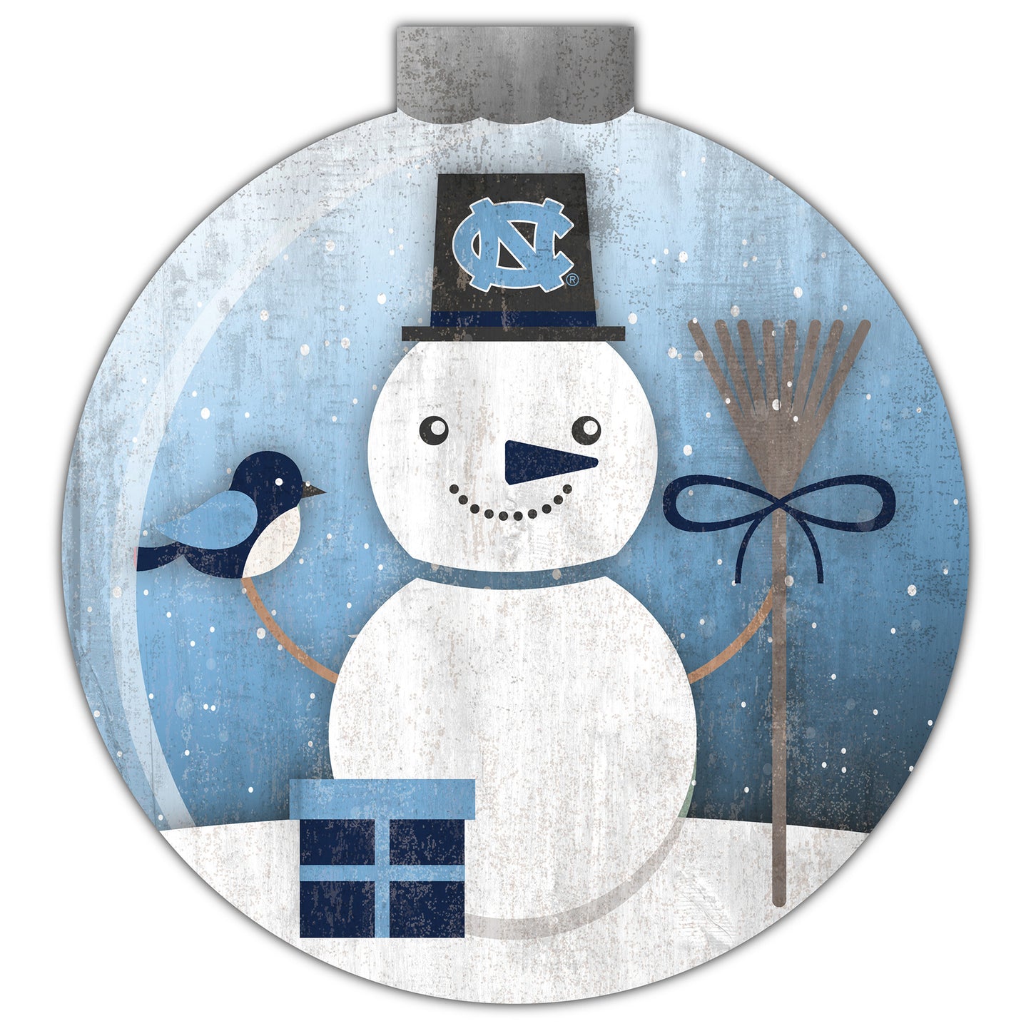 North Carolina Tar Heels 12'' Snow Globe Wall Art