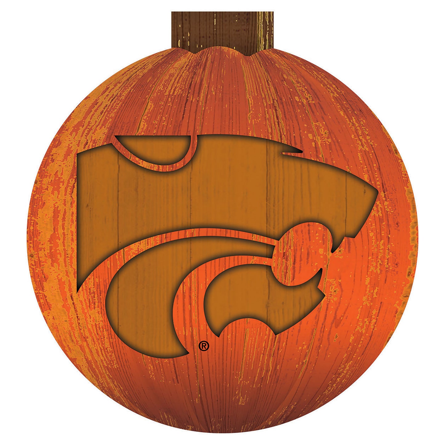 Kansas State Wildcats 12'' Pumpkin Sign