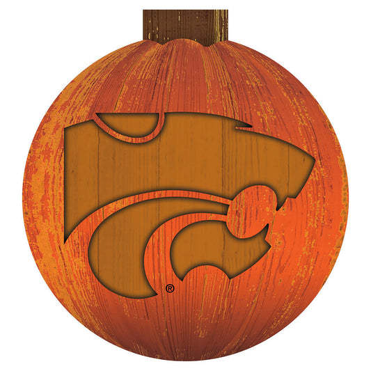 Kansas State Wildcats 12'' Pumpkin Sign