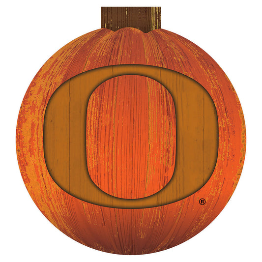 Oregon Ducks 12'' Pumpkin Sign