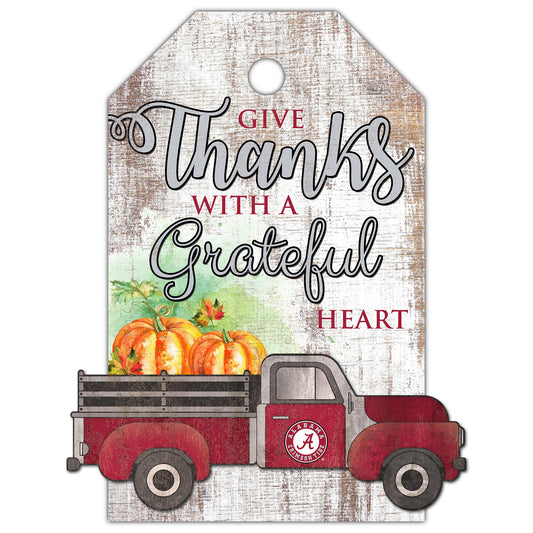 Alabama Crimson Tide 11'' x 19'' Gift Tag Truck Sign