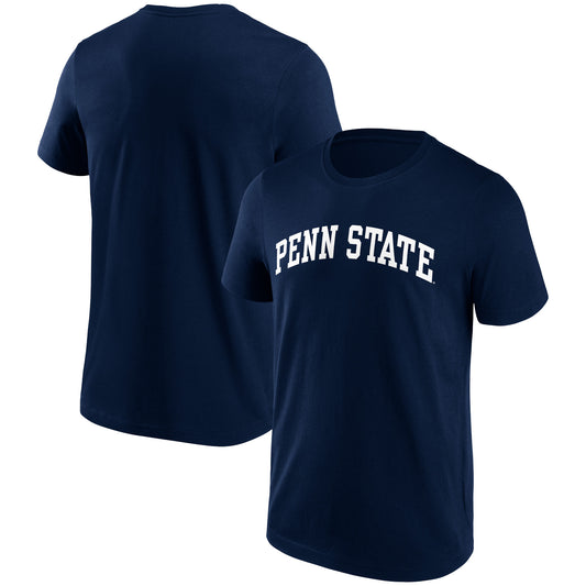 Men's Navy Penn State Nittany Lions Basic Team Arch T-Shirt