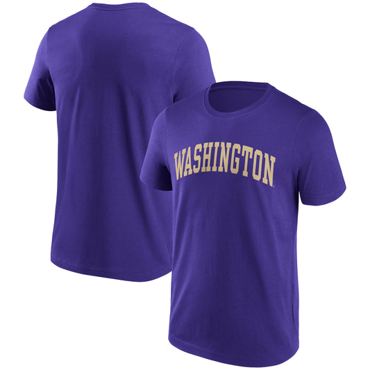 Men's Purple Washington Huskies Basic Team Arch T-Shirt