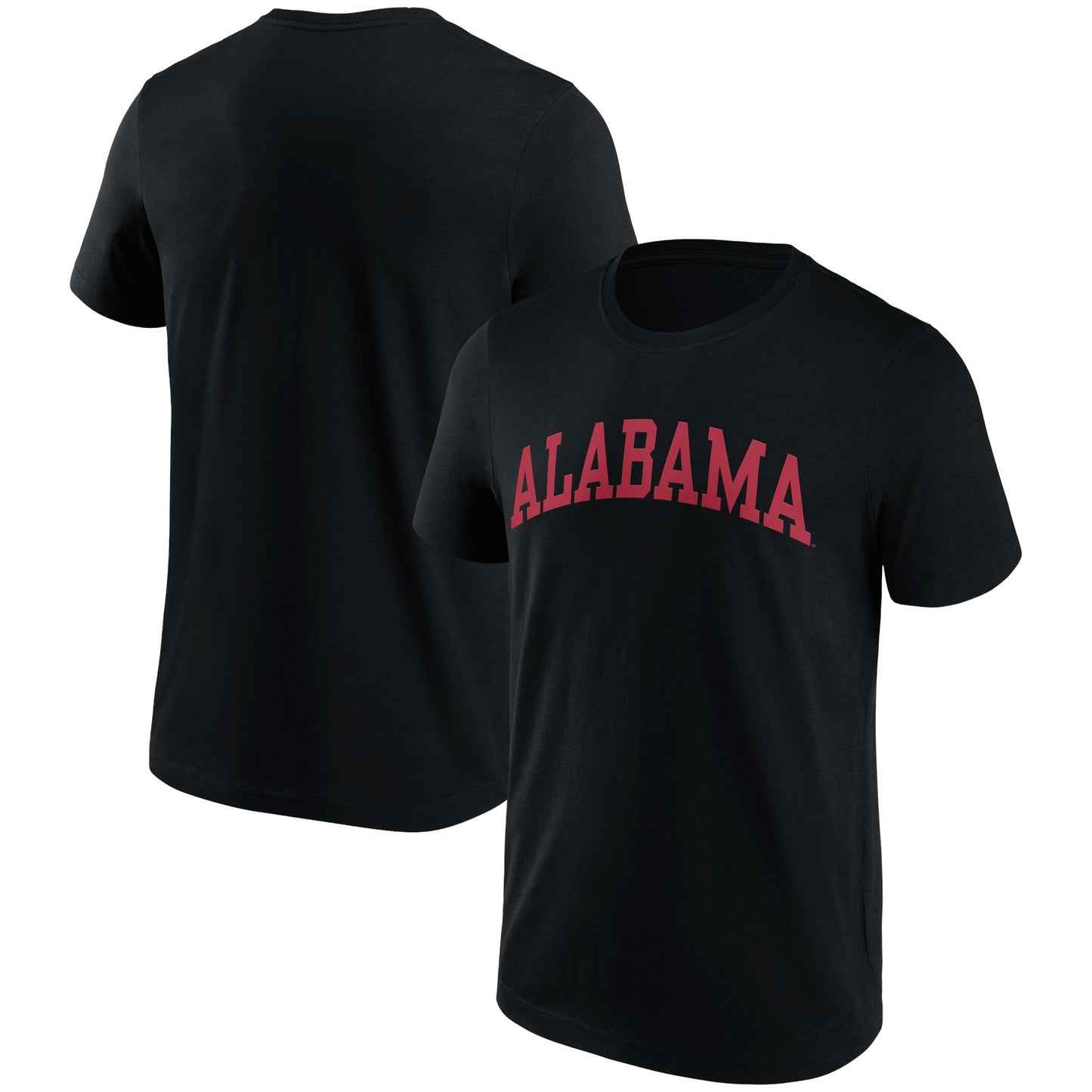 Men's Black Alabama Crimson Tide Basic Team Arch T-Shirt