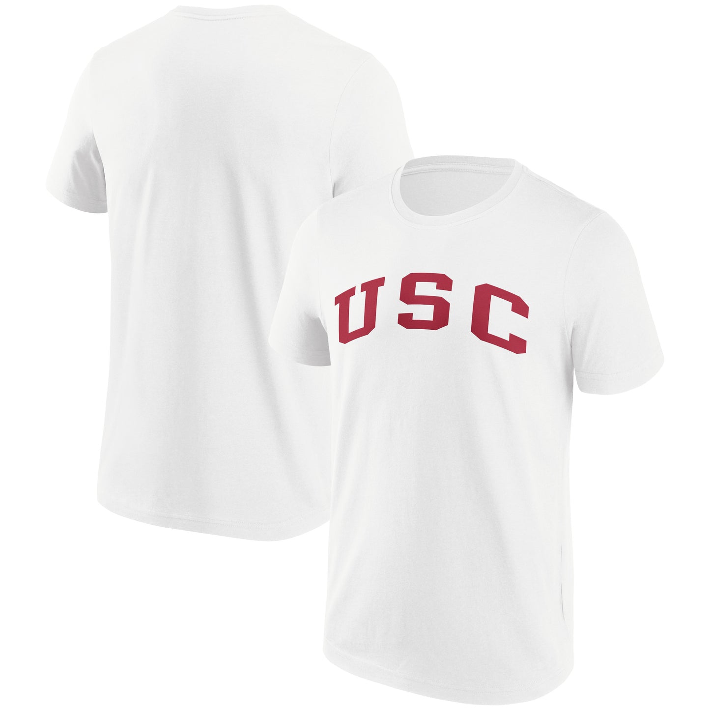 Men's White USC Trojans Basic Team Arch T-Shirt