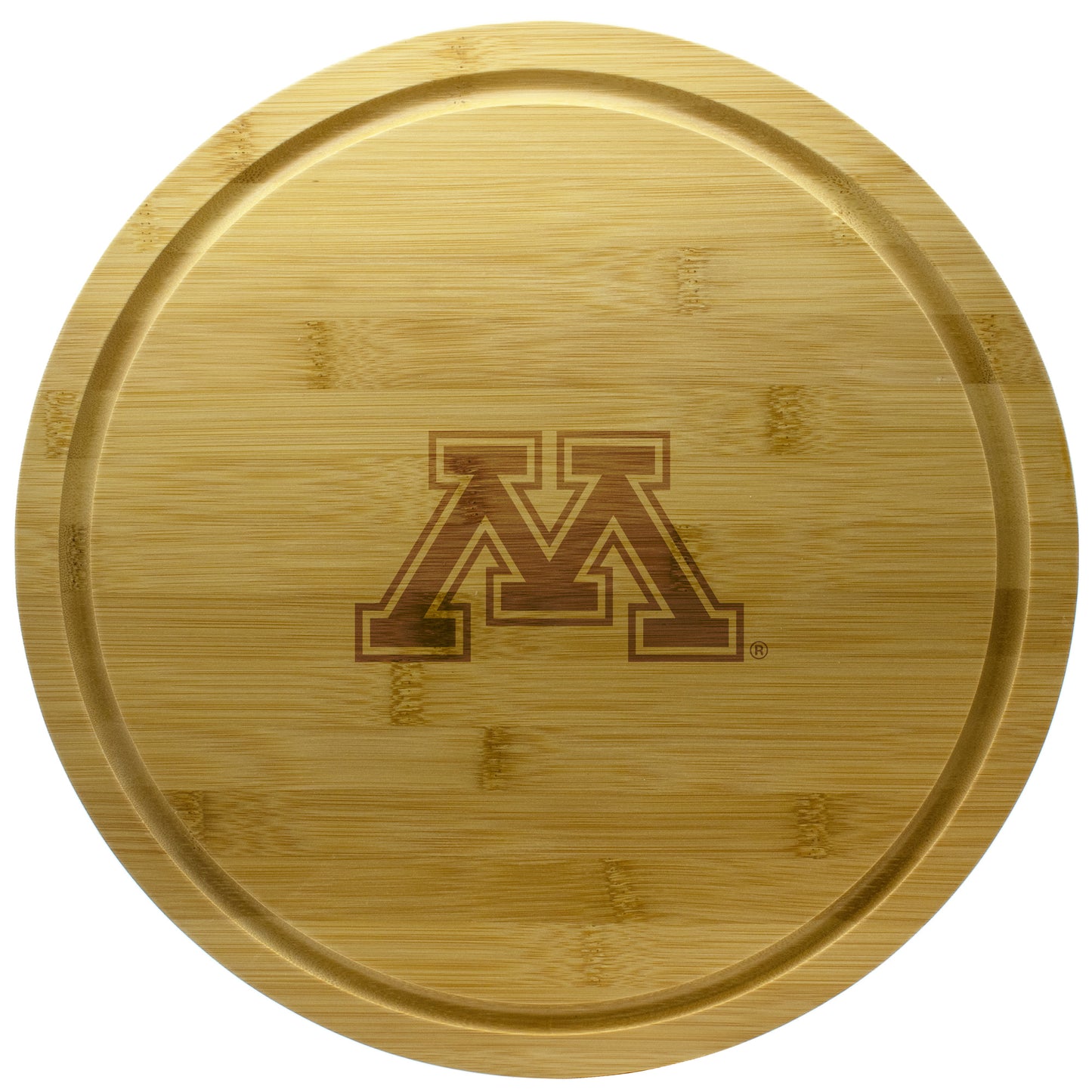 Minnesota Golden Gophers 13'' Rotating Bamboo Server