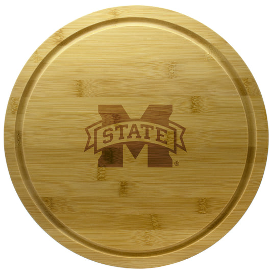 Mississippi State Bulldogs 13'' Rotating Bamboo Server