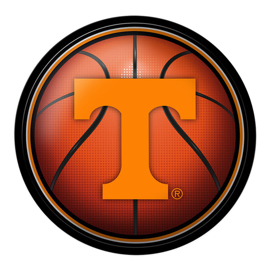 Orange Tennessee Volunteers Basketball Modern Disc Wall Sign