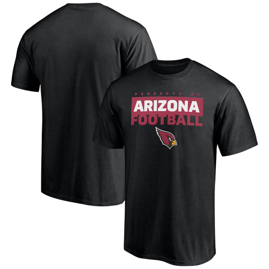 Men's Black Arizona Cardinals Gain Ground T-Shirt