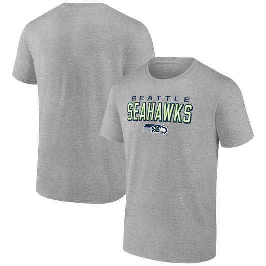 Men's Heather Gray Seattle Seahawks Swagger T-Shirt