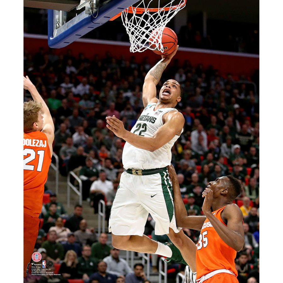 Miles Bridges Michigan State Spartans Unsigned Dunking Photograph