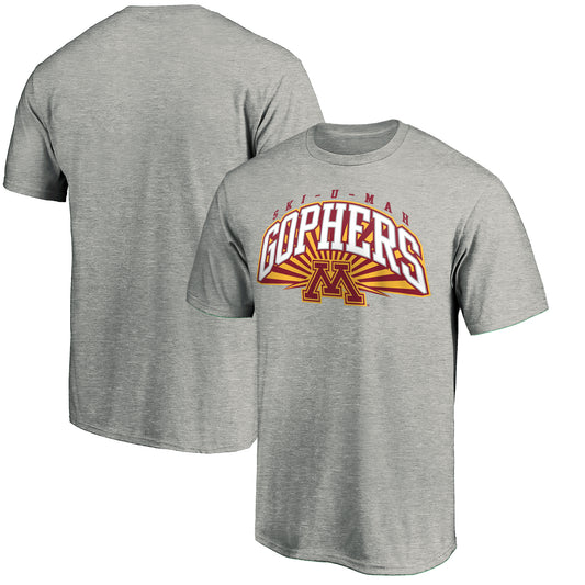 Men's Heathered Gray Minnesota Golden Gophers Team Adrenaline T-Shirt