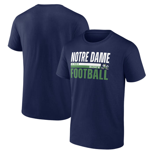 Men's Navy Notre Dame Fighting Irish On The Game T-Shirt