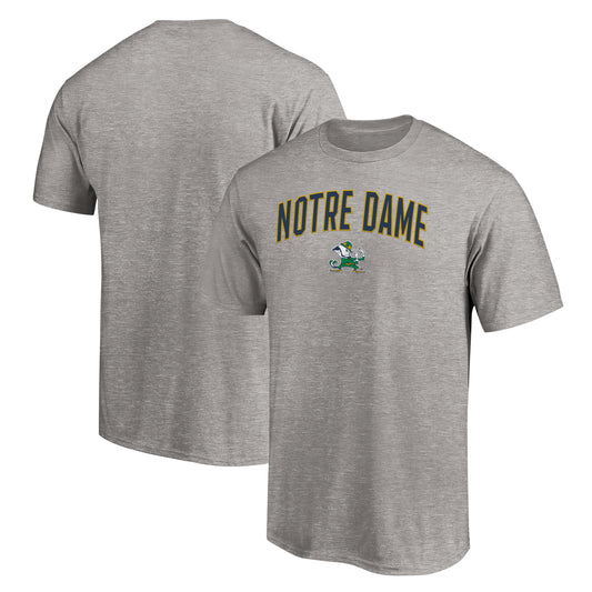 Men's Heathered Gray Notre Dame Fighting Irish Tall Engage Arch T-Shirt