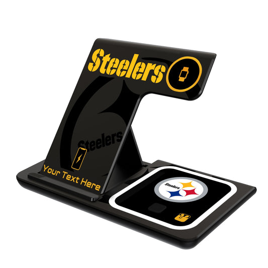 Pittsburgh Steelers Personalized 3-in-1 Charging Station