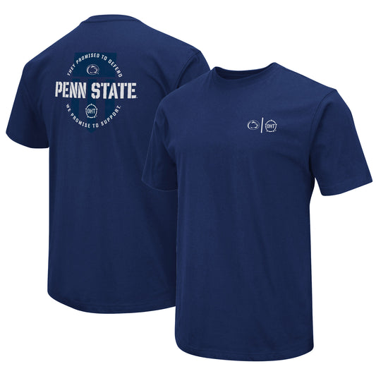 Men's Colosseum Navy Penn State Nittany Lions OHT Military Appreciation T-Shirt