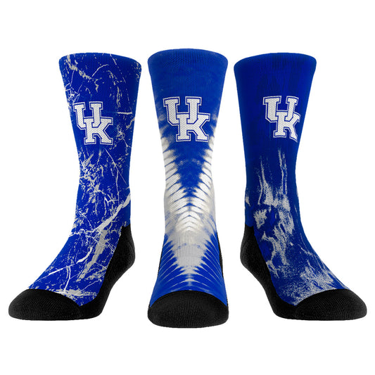 Unisex Rock Em Socks Kentucky Wildcats Three-Pack Crew Socks Set
