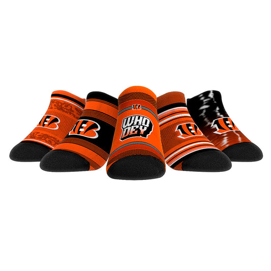 Youth Rock Em Socks Cincinnati Bengals Super Fan Five-Pack Low-Cut Socks Set