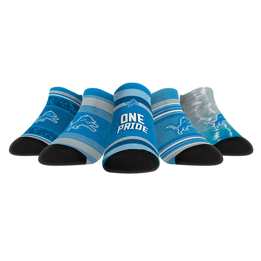 Youth Rock Em Socks Detroit Lions Super Fan Five-Pack Low-Cut Socks Set