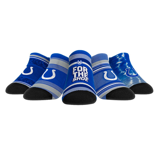 Youth Rock Em Socks Indianapolis Colts Super Fan Five-Pack Low-Cut Socks Set