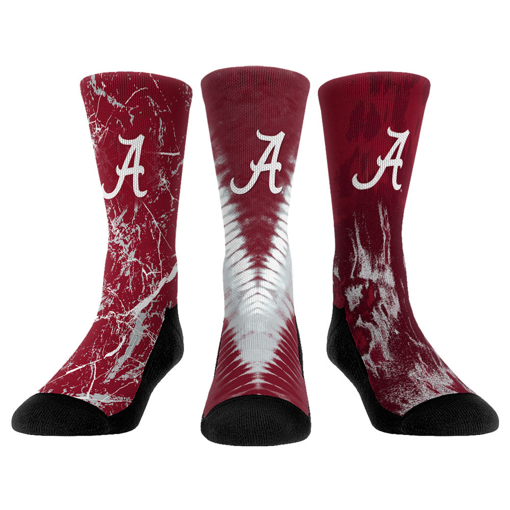 Youth Rock Em Socks Alabama Crimson Tide Three-Pack Crew Socks Set