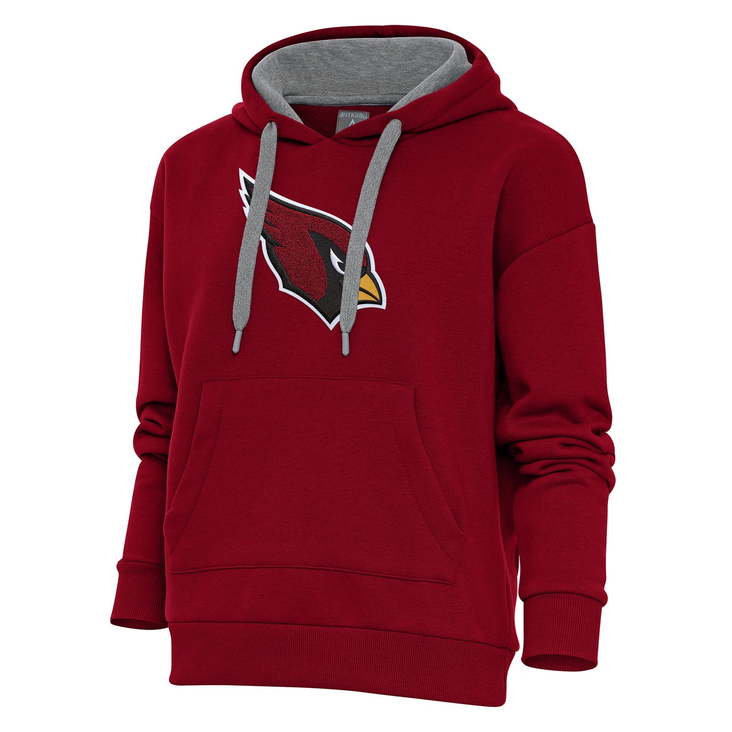 Women's Antigua Cardinal Arizona Cardinals Victory Chenille Pullover Hoodie