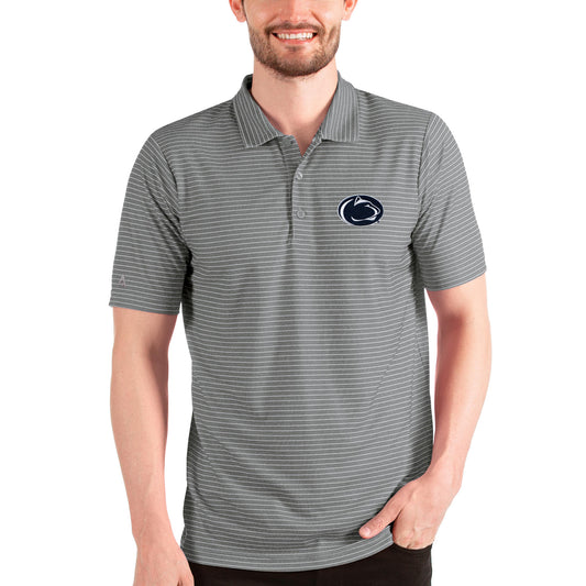Men's Antigua Steel/White Penn State Nittany Lions Esteem Polo