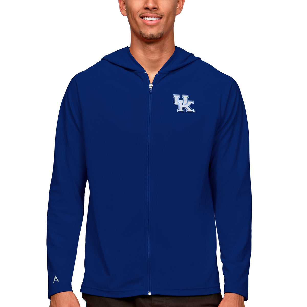 Men's Antigua Royal Kentucky Wildcats Legacy Full-Zip Hoodie