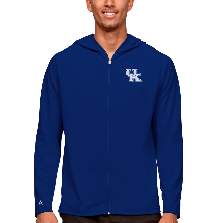 Men's Antigua Royal Kentucky Wildcats Legacy Full-Zip Hoodie