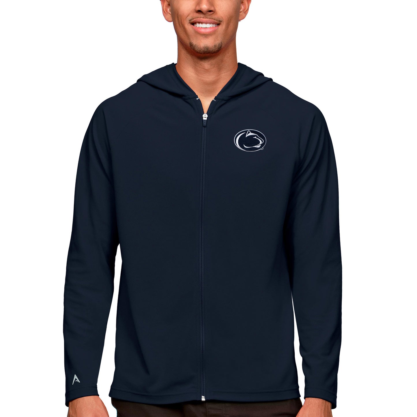 Men's Antigua Navy Penn State Nittany Lions Legacy Full-Zip Hoodie