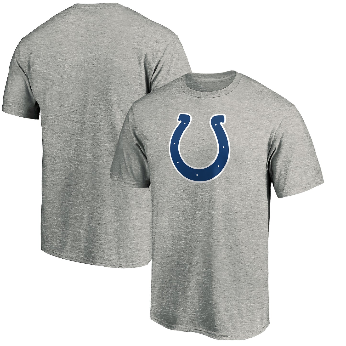 Men's Heather Gray Indianapolis Colts Team Logo T-Shirt