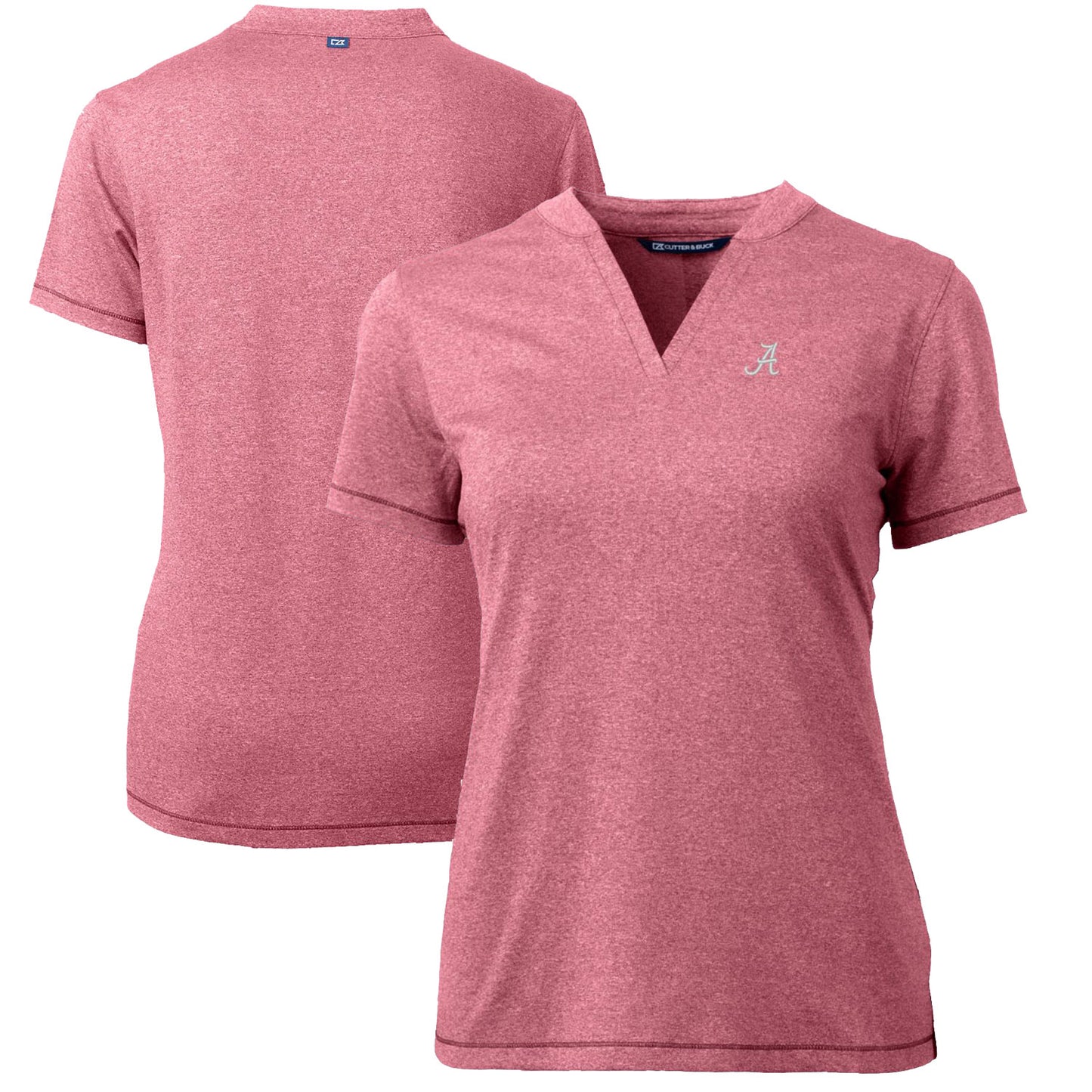 Women's Cutter & Buck Crimson Alabama Crimson Tide Forge Blade V-Neck Top