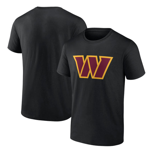 Men's Black Washington Commanders Team Logo T-Shirt