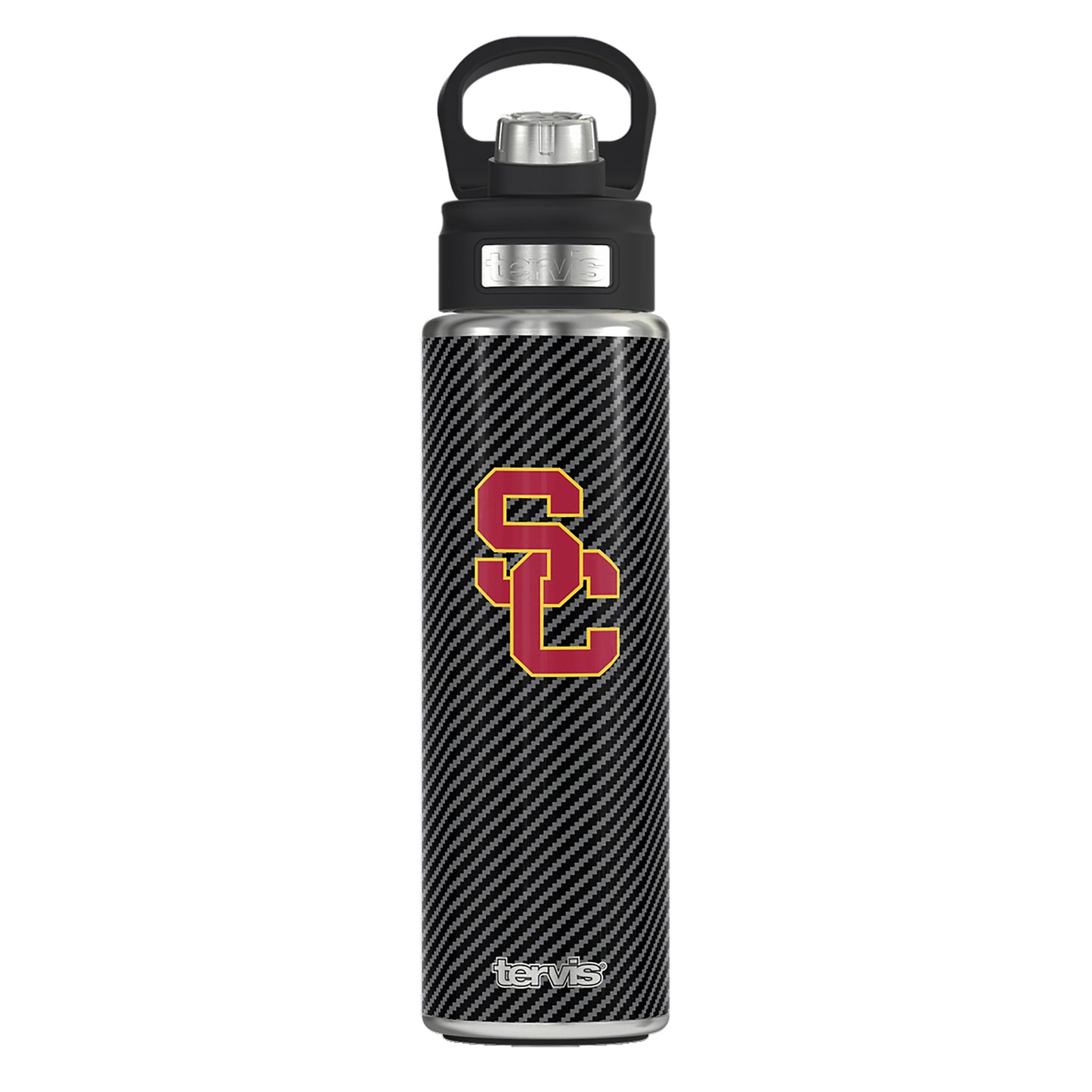 Tervis USC Trojans 24oz. Carbon Fiber Wide Mouth Bottle