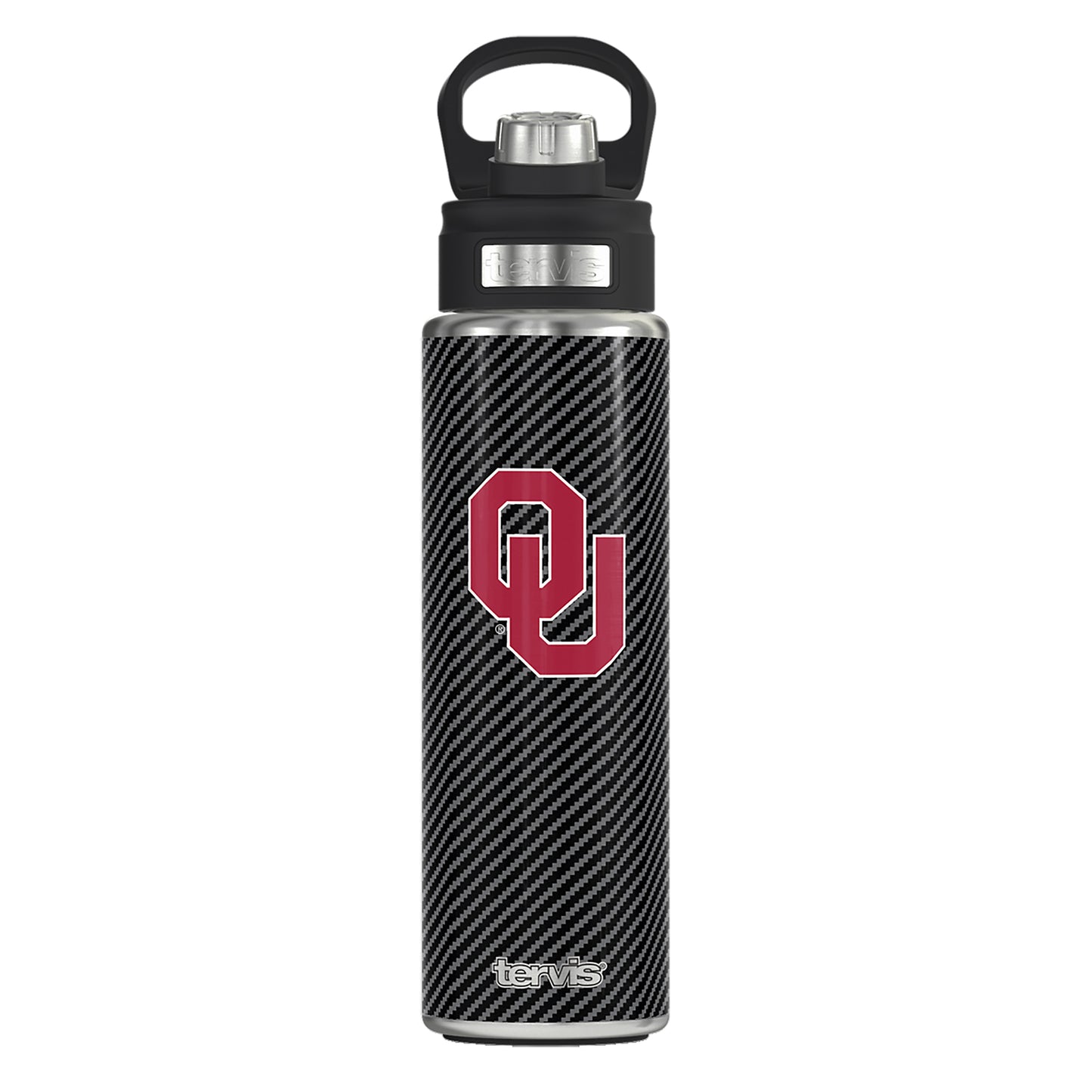 Tervis Oklahoma Sooners 24oz. Carbon Fiber Wide Mouth Bottle