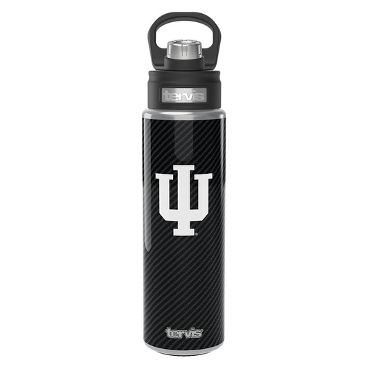 Tervis Indiana Hoosiers 24oz. Carbon Fiber Wide Mouth Bottle