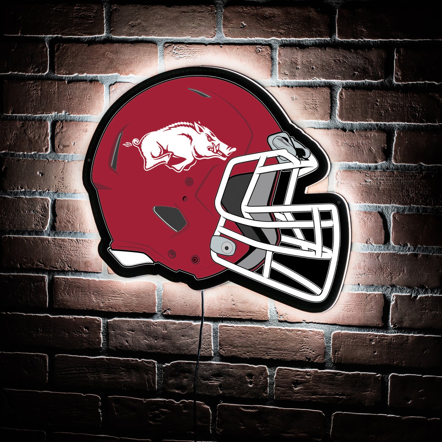 Arkansas Razorbacks LED Wall Helmet