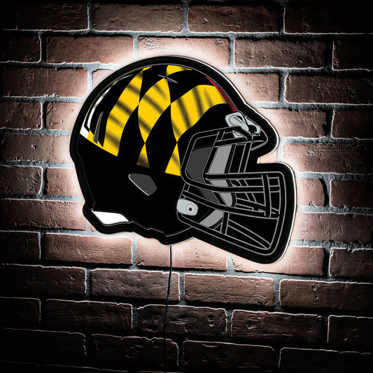 Maryland Terrapins LED Wall Helmet