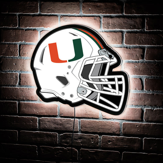 Miami Hurricanes LED Wall Helmet