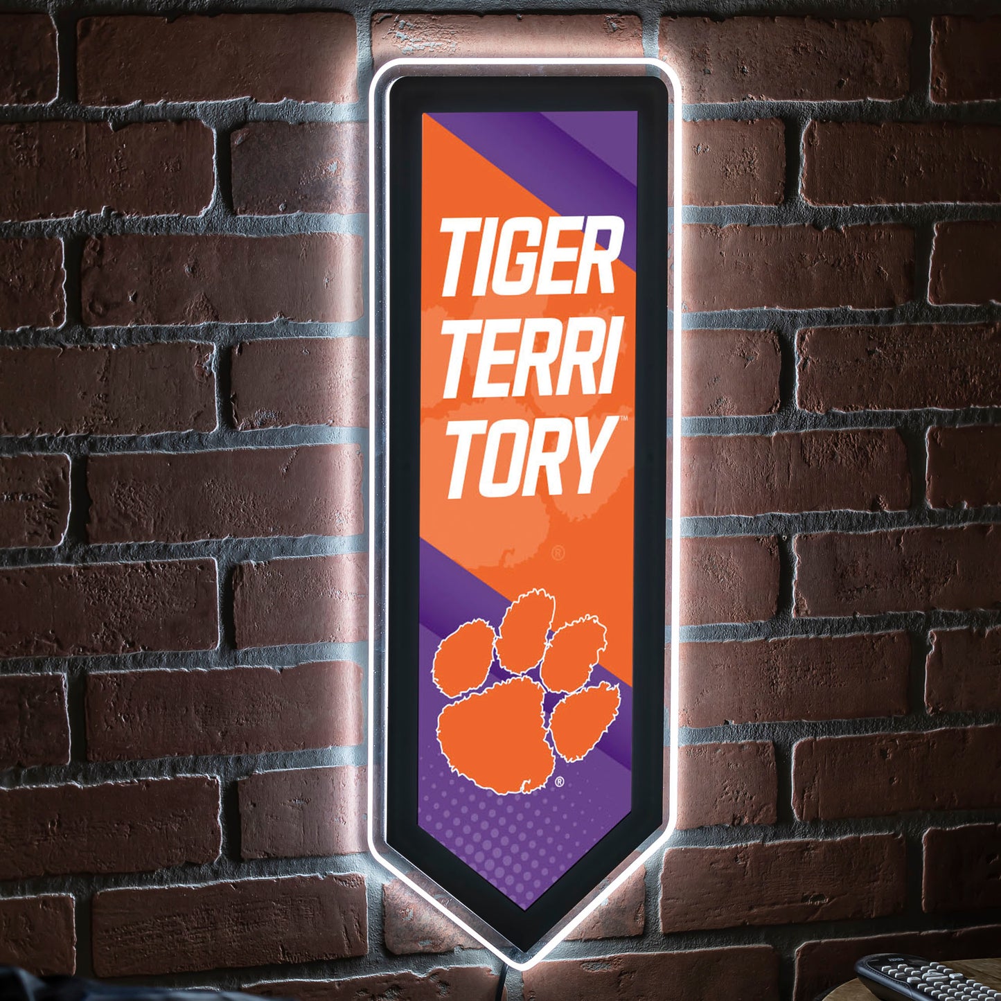 Clemson Tigers LED Wall Pennant