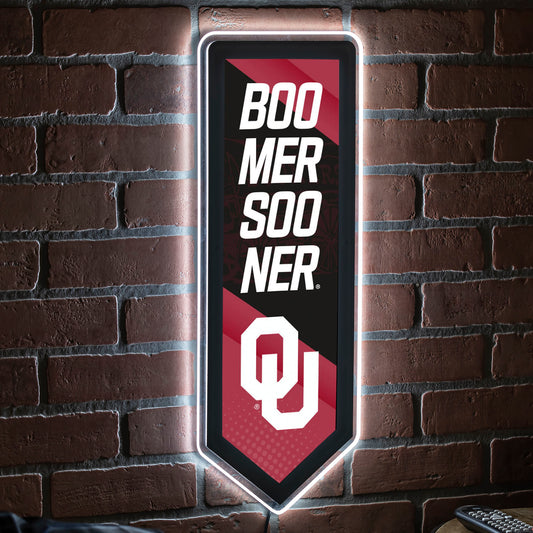 Oklahoma Sooners LED Wall Pennant