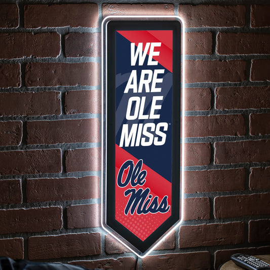 Ole Miss Rebels LED Wall Pennant