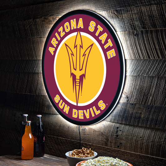 Arizona State Sun Devils LED XL Round Wall Décor